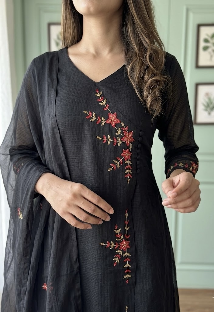 Kalika Grace Ensemble A line three piece suit