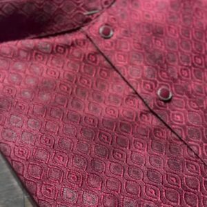 Elegante Maroon Silk Kurta