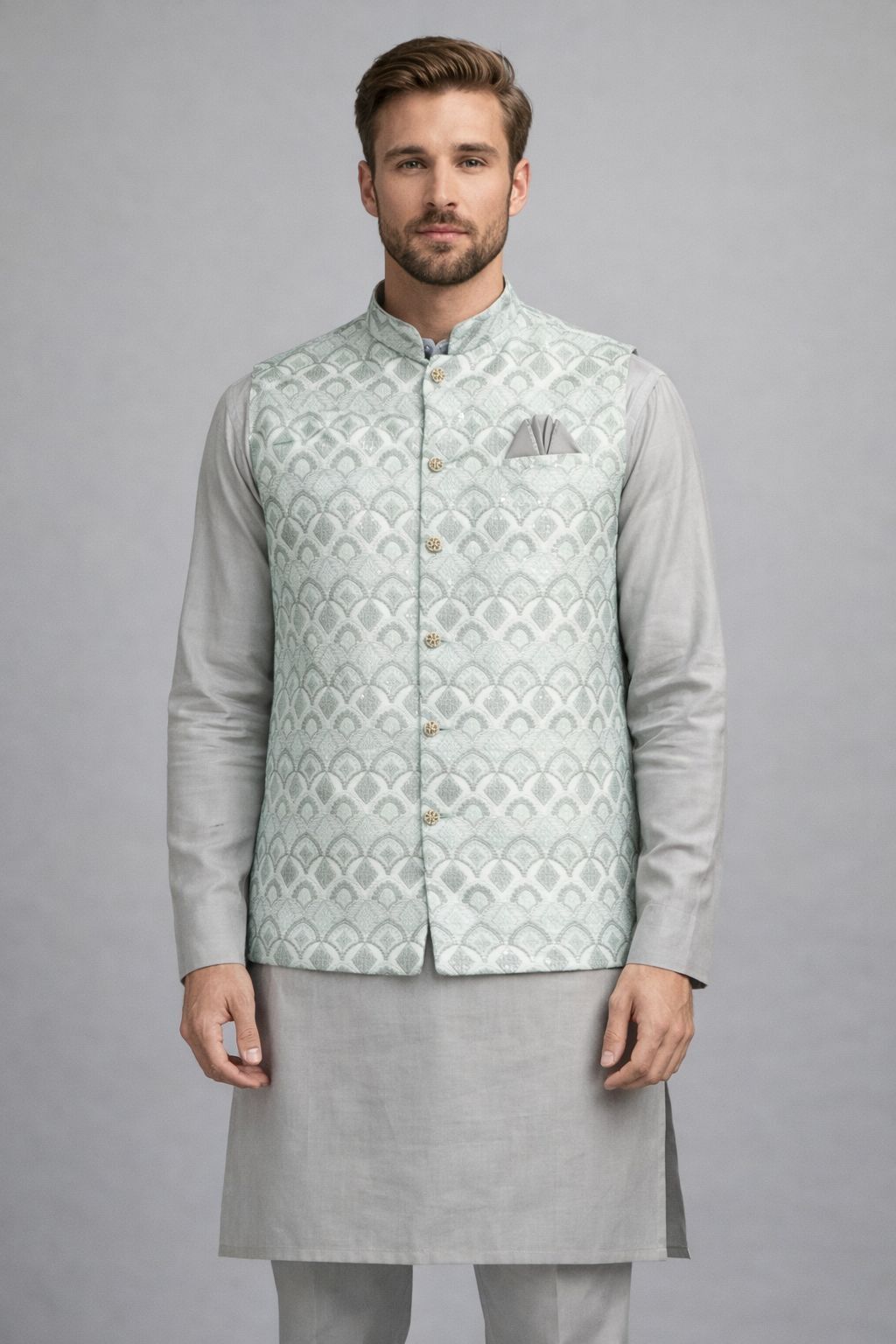 Elegant Designer Coat Set