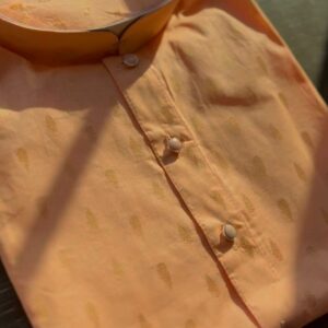 Vibrant Gold Buttu Kurta Set