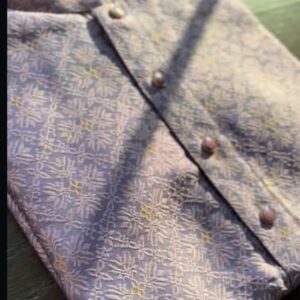 Vivid Violette Silk Kurta