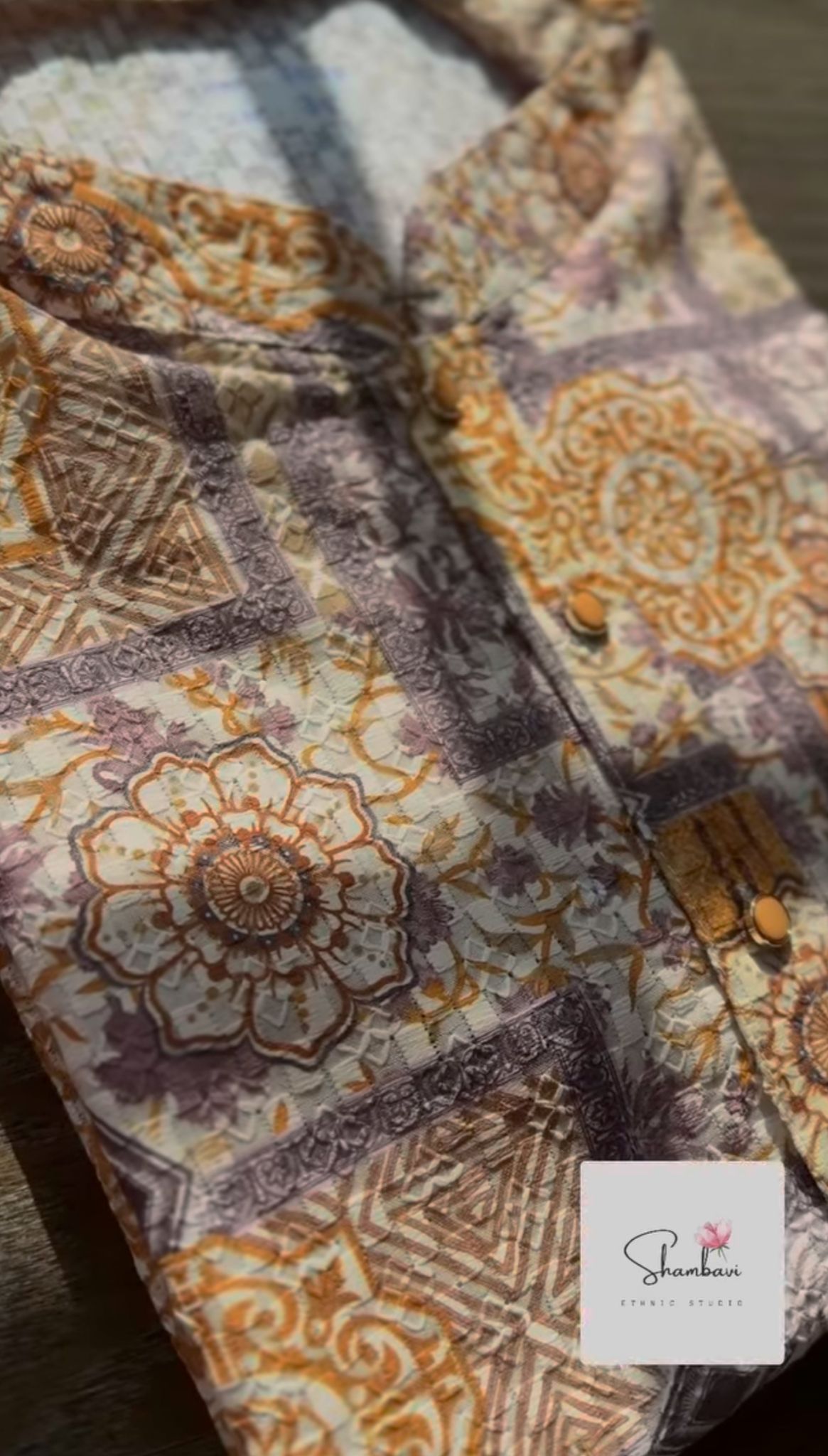 All Over Chickenkari Kurta