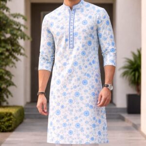 ✨ Designer Silk Floral Kurta Set ✨