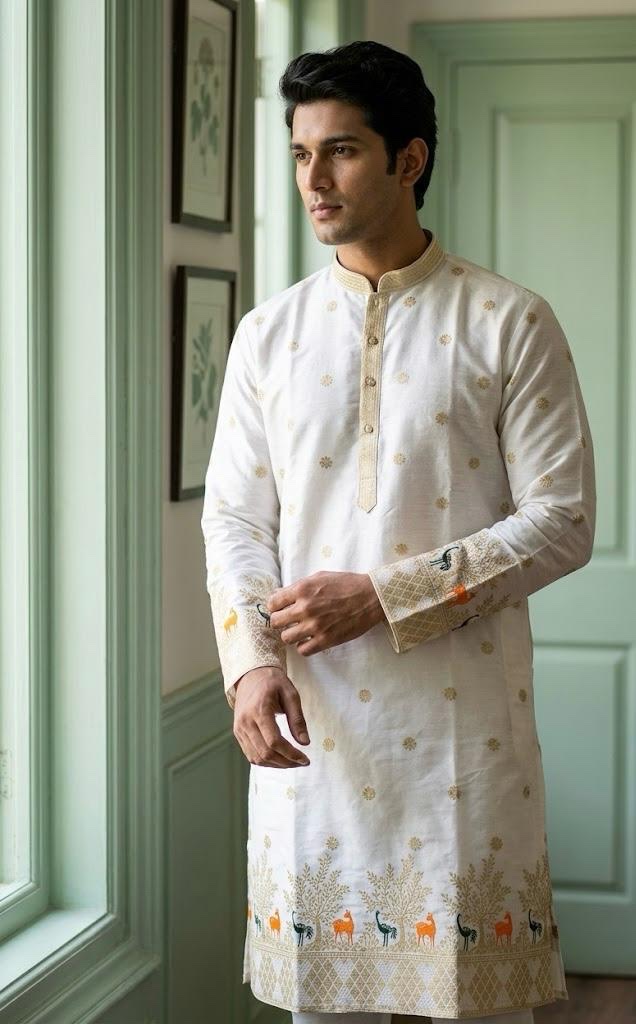 ✨ White Designer Kurta Set ✨