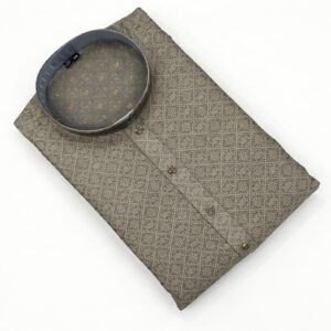 ✨ Grey Designer Silk Kurta Set ✨