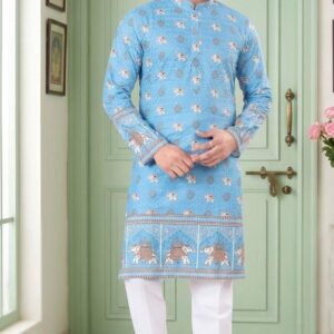 ✨ Men’s Designer Chikankari Kurta Set ✨