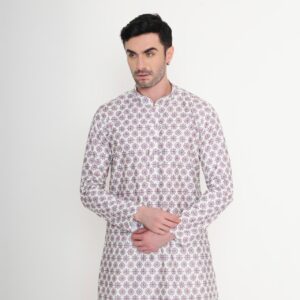 ✨ Off-White Chikankari Designer Kurta Set ✨
