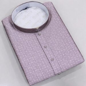 Dark Onion Designer Silk Men’s Kurta Set