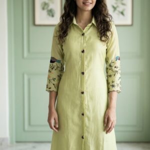 Pure Mul Chanderi Frock