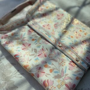 ✨ Designer Silk Floral Kurta Set ✨