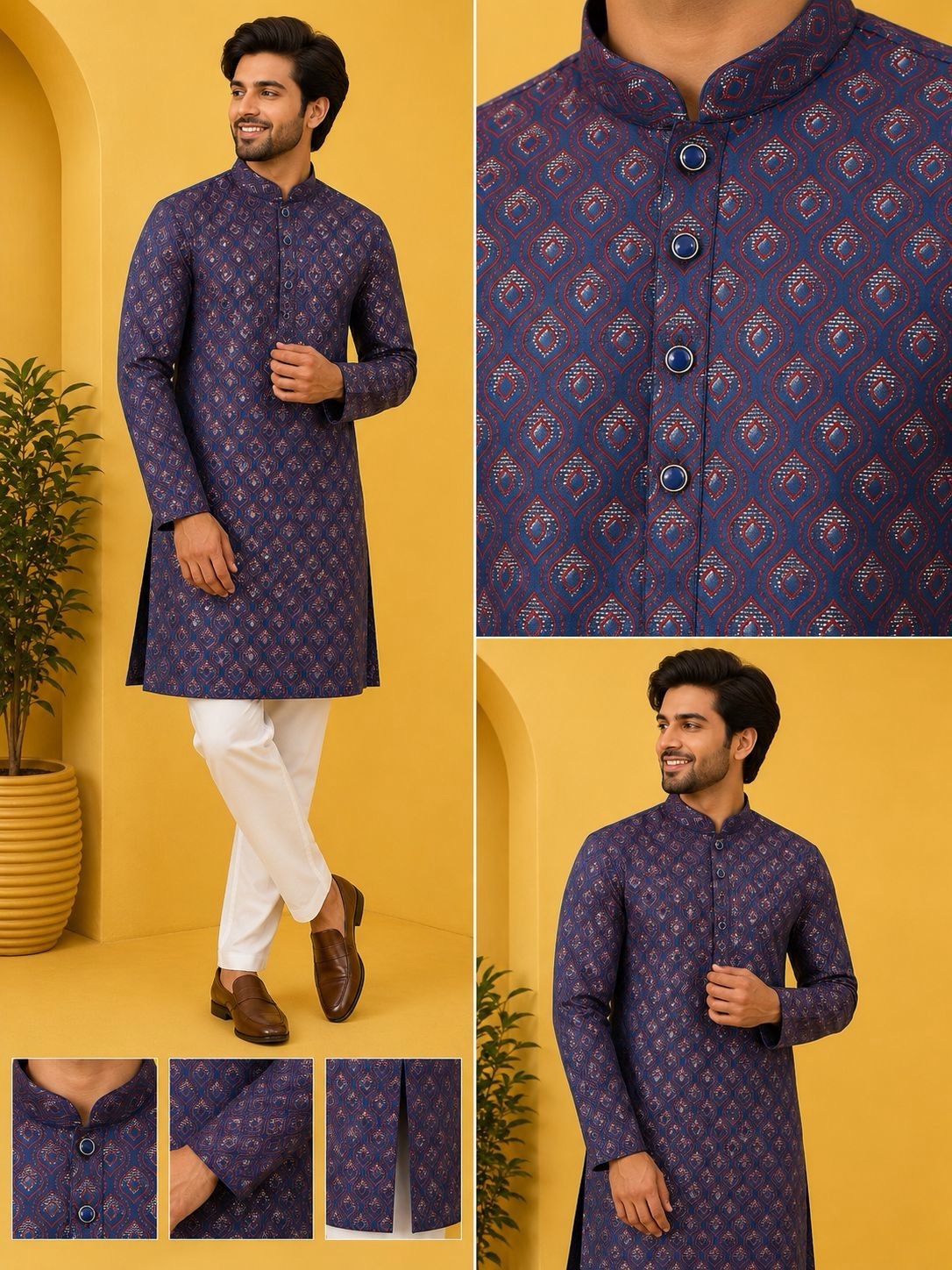 Neelambara Royale Silk Kurta Set ✨