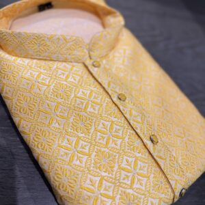 Haldi Royale Silk Kurta Set ✨