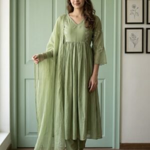 Pista Royale Designer Anarkali – 3 Piece Suit Set