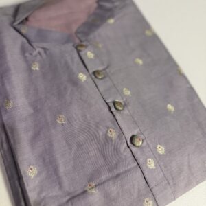 Pastel Indigo Pure Chiniya Silk Men’s Designer Premium Kurta 💙