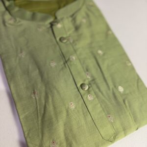 Green Pure Chiniya Silk Men’s Designer Premium Kurta 💚