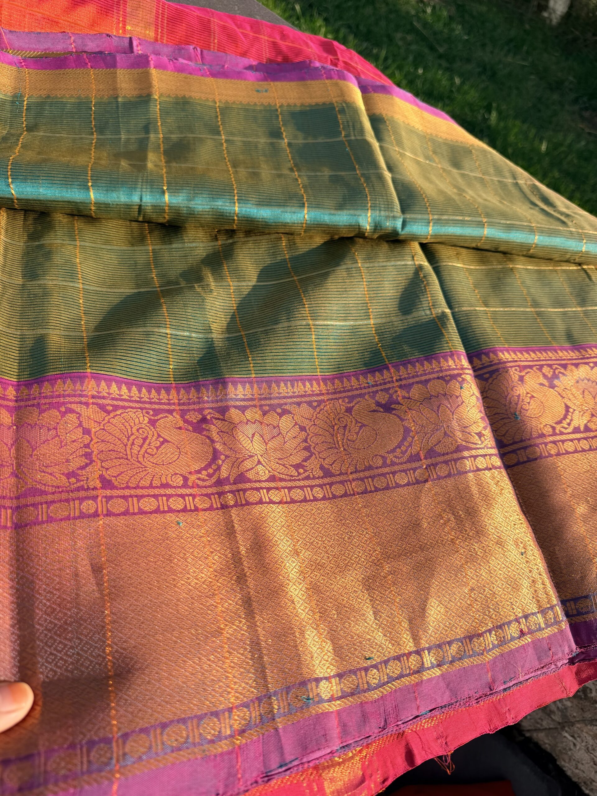 Haritha Pink β Pure Mangalgiri Handloom Saree ππΈ