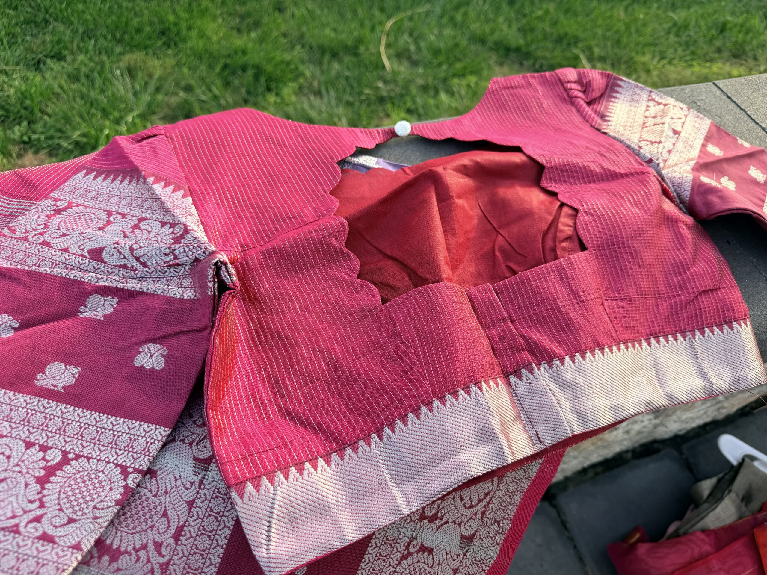 Lavanya β Pure Mangalgiri Pattu Handloom Saree πβ€οΈ - Image 3