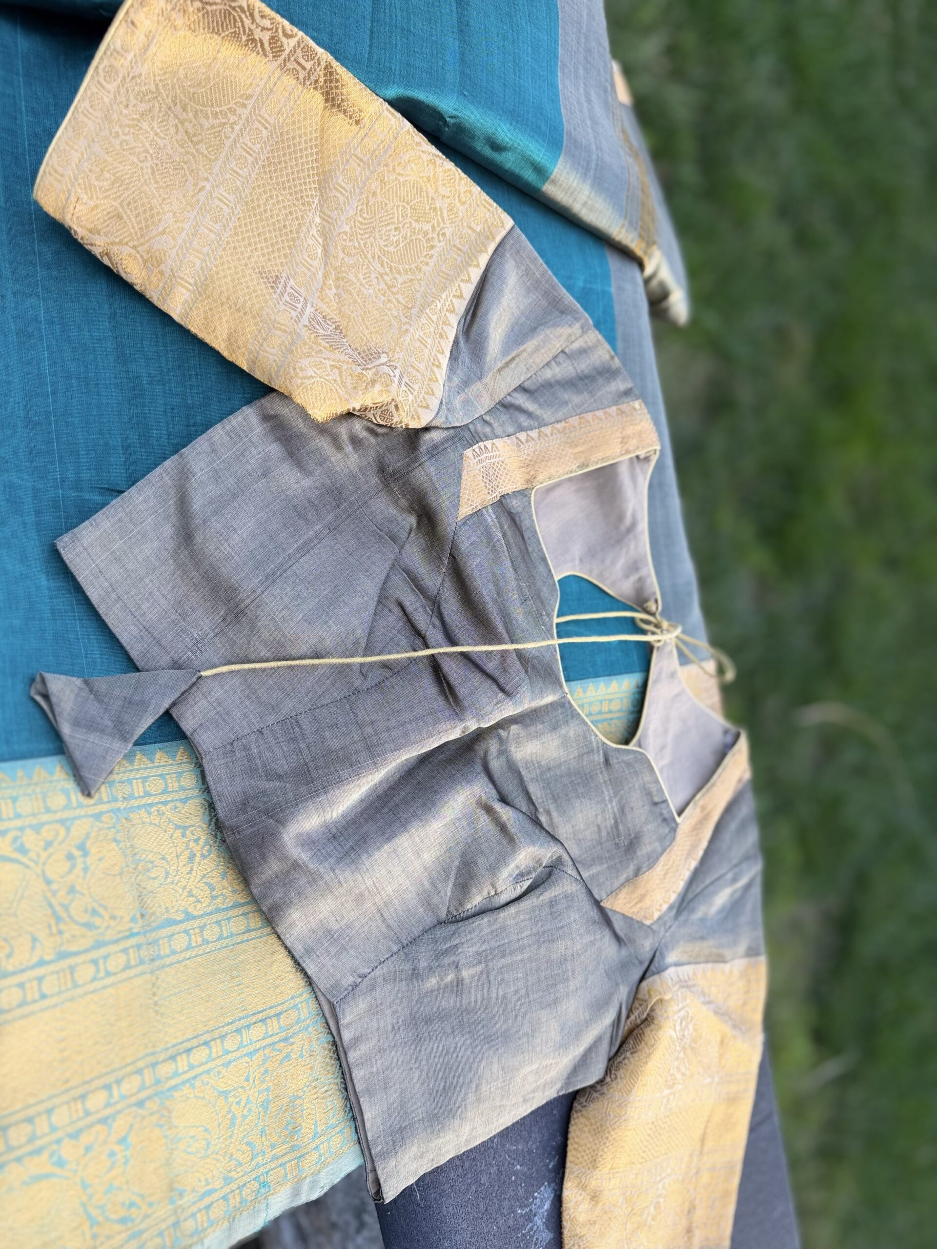 Mayura β Pure Handloom Mangalgiri Pattu Saree π¦π©Ά - Image 3
